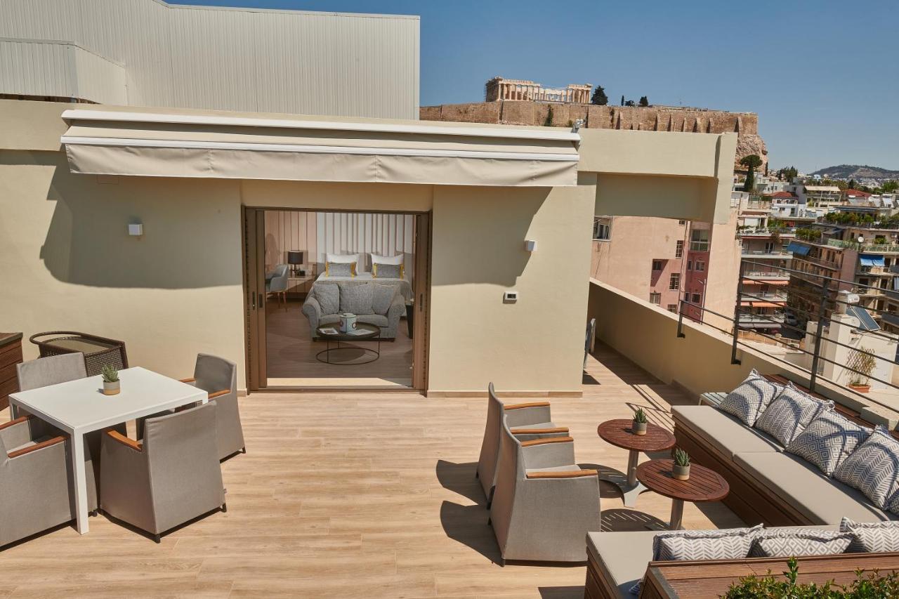 Divani Palace Acropolis Athena Bagian luar foto The hotel's rooftop